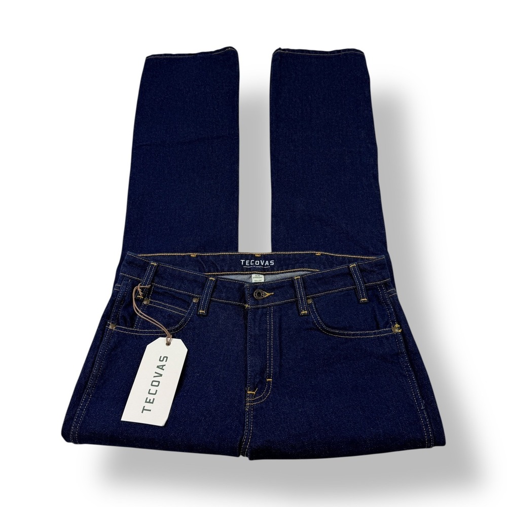 Tecovas Slim Straight Dark Wash Denim Jeans Mens 32x32‎ NWT